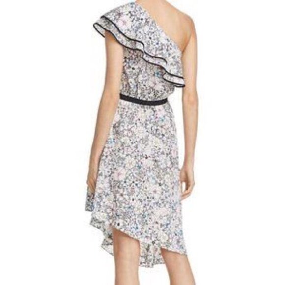 Likely contour daisy delbarton ruffle mini dress. One shoulder, floral, girly - Picture 3 of 11